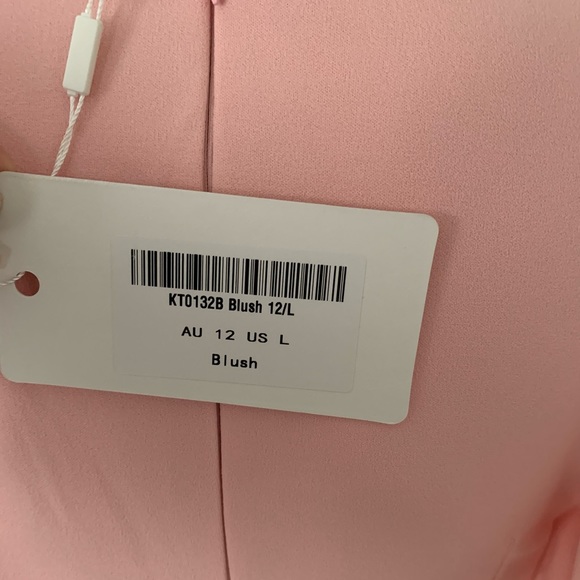 New SAINTS+SECRETS blush pink ruffled cut-out dress - Picture 5 of 5